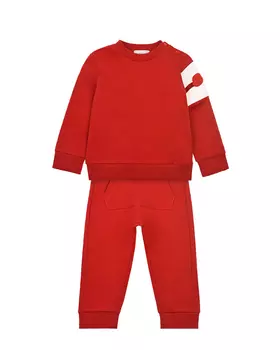 Красный спортивный костюм Moncler детский