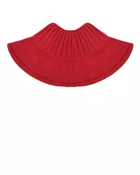 Красный вязаный шарф-горло Chobi детский