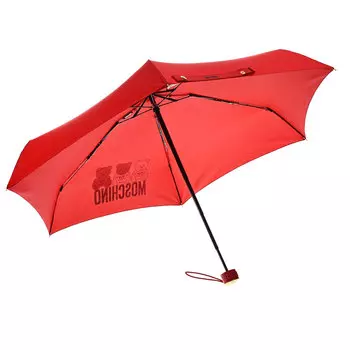 Красный зонт с брелоком Moschino детский