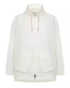 Кремовая куртка с накладными карманами Panicale