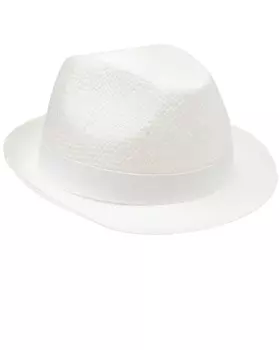 Кремовая шляпа с лентой Catya