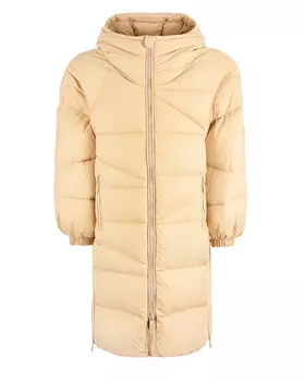 Кремовое пальто-пуховик Bacon детское