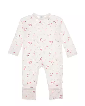 Кремовый комбинезон с цветочным принтом Sanetta детский