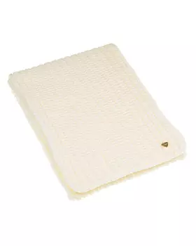 Кремовый шарф крупной вязки, 158x27 см Il Trenino детский