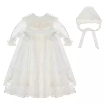 Крестильный комплект молочного цвета Amaya