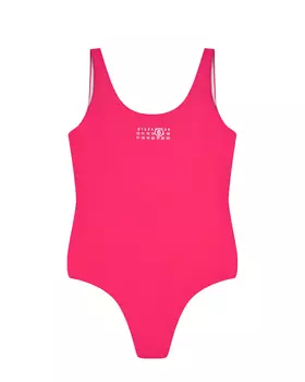 Купальник цвета фуксии MM6 Maison Margiela