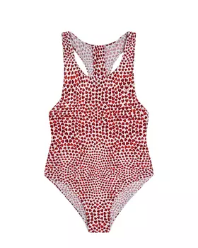 Купальник с принтом "сердца" Stella McCartney