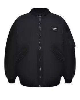Куртка-бомбер, черная Dolce&Gabbana