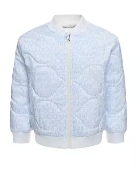 Куртка-бомбер со сплошным лого Dolce&Gabbana