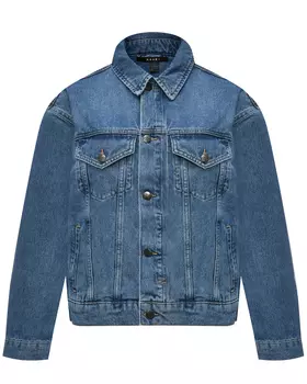 Куртка из денима прямая классика, синяя Ksubi