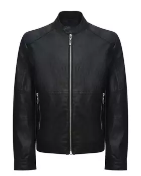 Куртка кожаная на молнии Antony Morato