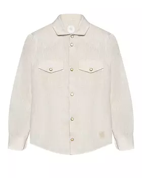 Льняная рубашка с длинными рукавами Eleventy