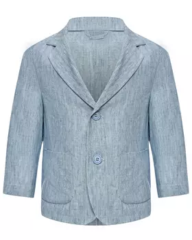 Льняной пиджак с кармашками IL Gufo