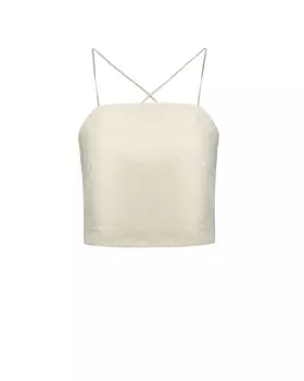 Льняной топ, бежевый Pietro Brunelli