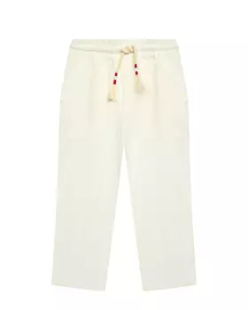 Льняные брюки, белые Saint Barth