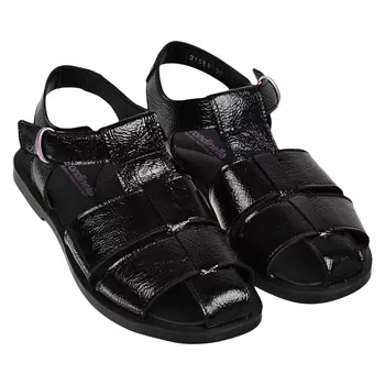 Лакированные босоножки, черные Rondinella