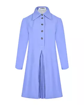 Лавандовое платье с плиссированной вставкой Vivetta