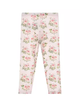 Леггинсы с принтом "розы" Monnalisa детские