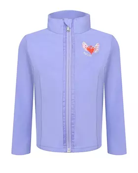 Лиловая флисовая кофта Poivre Blanc детская