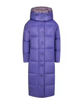 Лиловое стеганое пальто-пуховик Naumi детское