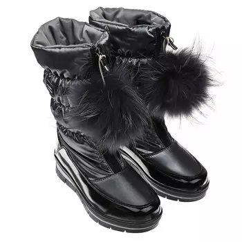 Мембранные сапоги графитового цвета Jog Dog детские