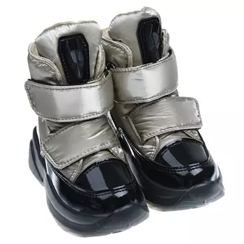 Мембранные сапоги с лакированными вставками Jog Dog детские