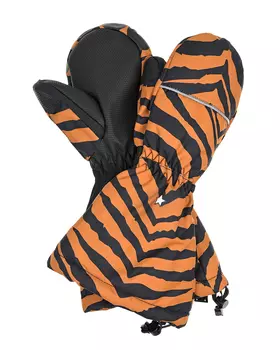 Мембранные варежки с тигровым принтом WeeDo детские