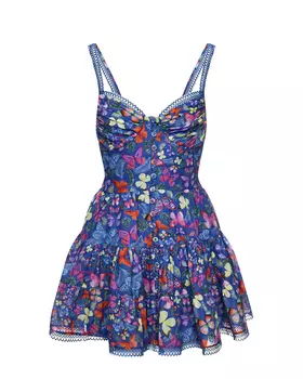 Мини-платье с принтом "бабочки" Charo Ruiz