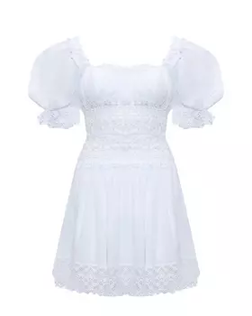 Мини-платье с рукавами-фонариками Charo Ruiz