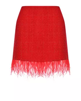 Мини-юбка с перьями Masterpeace