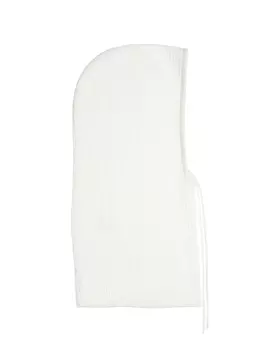 Молочная шапка-шлем с кулиской Allude