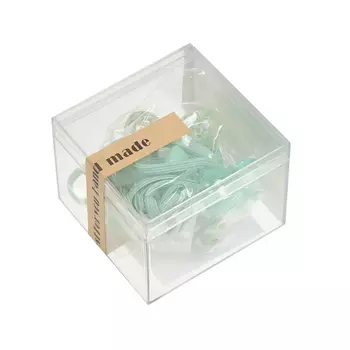 Набор бирюзовых резинок в коробке Tais