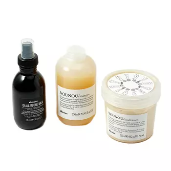 Набор Nounou для питания поврежденных волос Davines