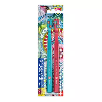 Набор зубных щеток ultrasoft, Duo Summer, d 0,10 мм (2 шт.) Curaprox