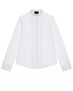 Нарядная рубашка из хлопка Emporio Armani детская