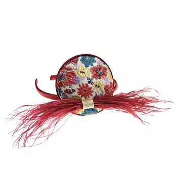 Нарядный ободок с перьями Eirene детский