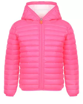 Нейлоновая куртка цвета фуксии Save the Duck