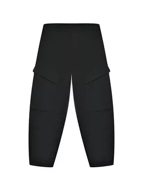 Нейлоновые брюки, черные MSGM