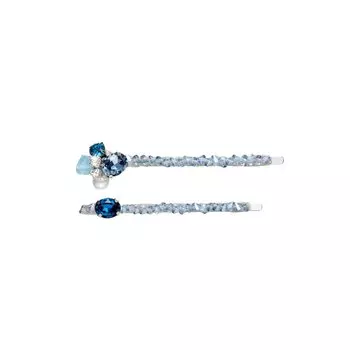 Невидимки для волос, голубая 2 шт EVITA PERONI