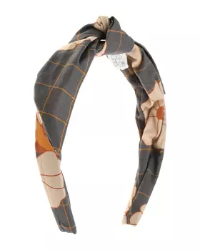 Ободок с бантиком в клетку Cera Una Volta