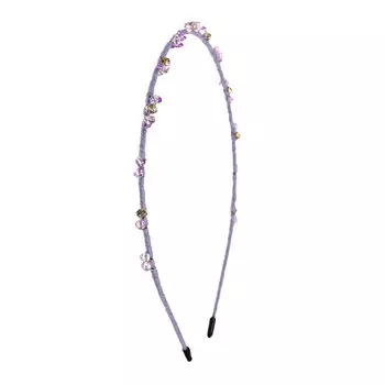 Ободок с бусинками, фиолетовый Tais детский