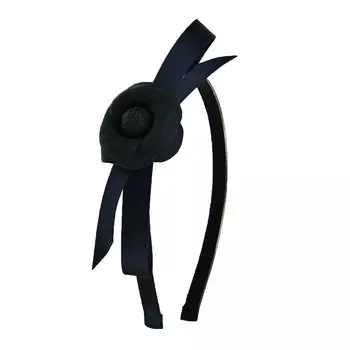 Ободок с цветком, синий Tais