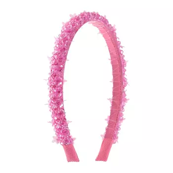 Ободок с мелкими цветами, розовый Monnalisa