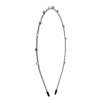 Ободок с жемчугом, фиолетовый Tais