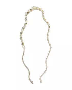 Ободок-волна, бежевый Tais детский