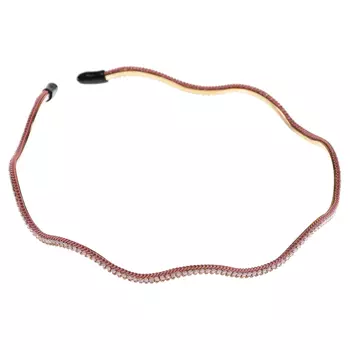 Ободок волнистый, розовый Tais детский