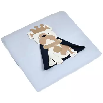 Одеяло с аппликацией "принц бульдог" Story Loris