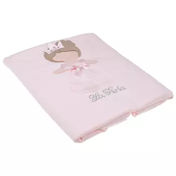 Одеяло с вышивкой "принцесса", 67x80 см La Perla детское