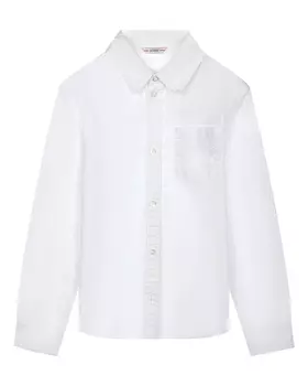 Однотонная белая рубашка Guess детская