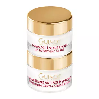 Омолаживающий дуэт для губ: разглаживающий гоммаж и питательный бальзам Lip Perfect, 2х7 мл GUINOT